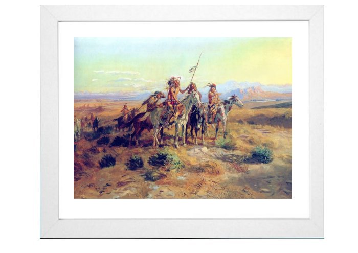 CM Russell The Scouts Framed Print